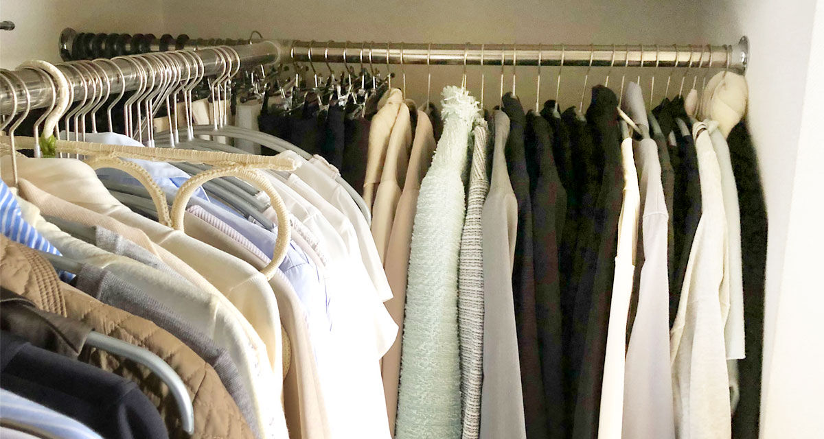 服を迷わずに選べるクローゼット収納の方法（前編）―洋服の整理編。