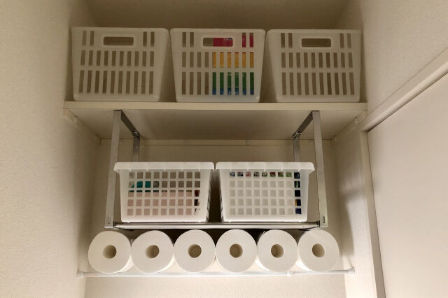 日用品のストック置き場を１か所にまとめる