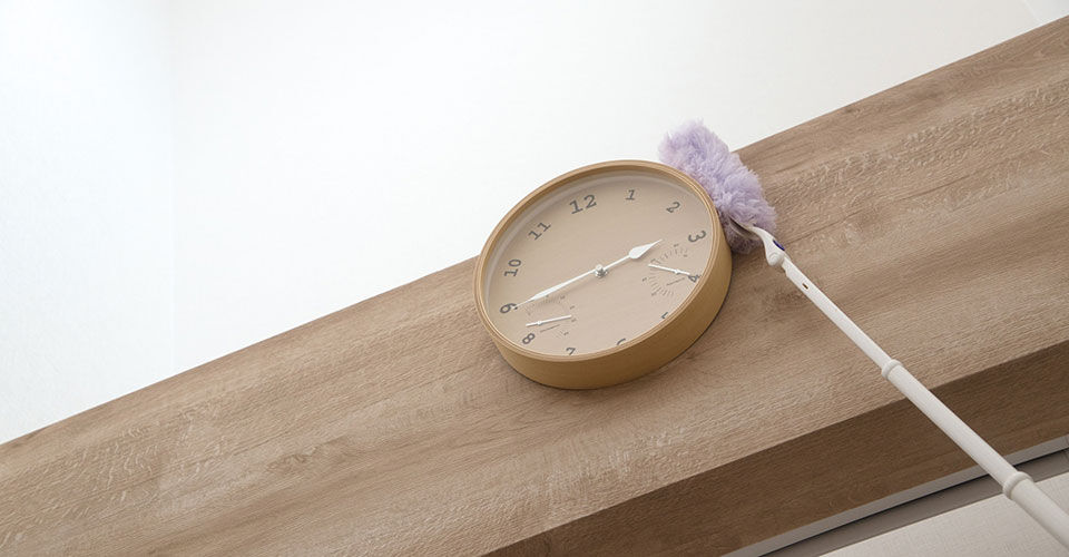 ホコリ掃除を効率的にする、掃除のプロの道具の選び方。