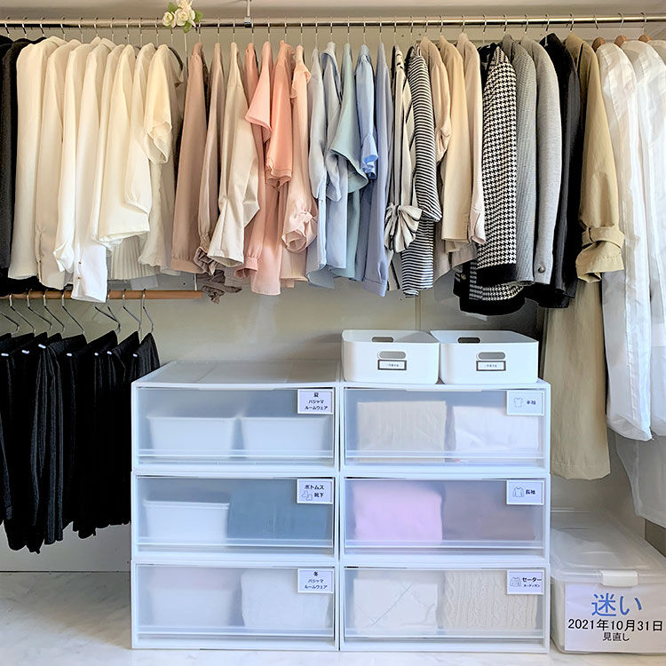 櫛田先生のご自宅のクローゼット