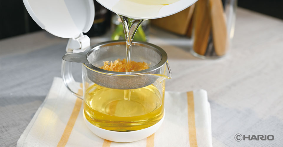 250ml シリコンガラス オイルポット*4 ハリオ（HARIO） ガラスのコンパクトオイルポット【製造元出荷