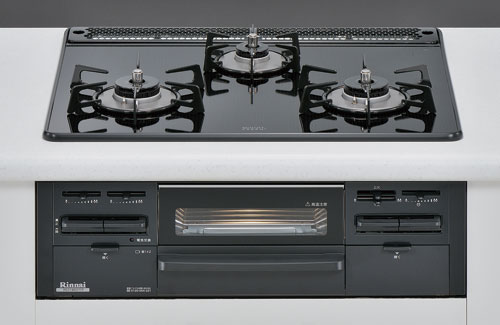 ガスコンロ Rinnai RTE670BK ブラック ほぼ新品
