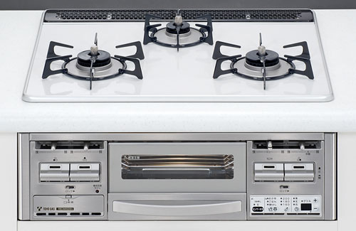 3口リンナイ[RINNAI]ビルトインコンロ RBC4WNHN3-R(STW) | Rinnai Style（リンナイスタイル） | リンナイ