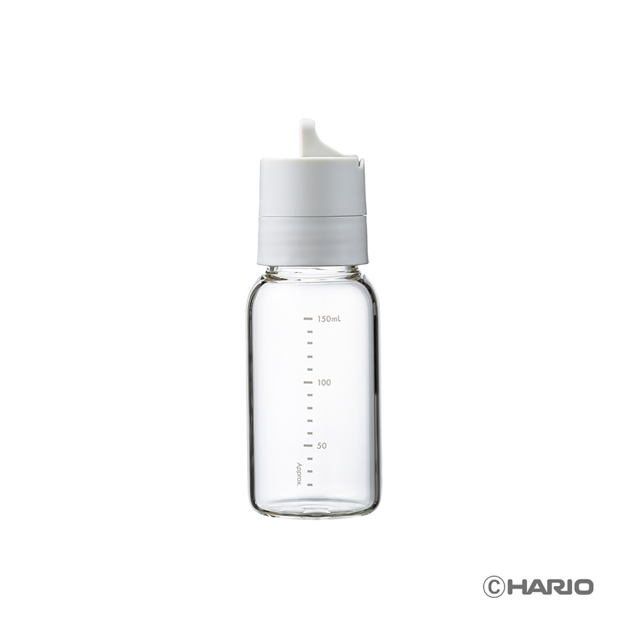 ハリオ（HARIO） ワンタッチドレッシングボトル150 （ペールグレー）【製造元出荷】