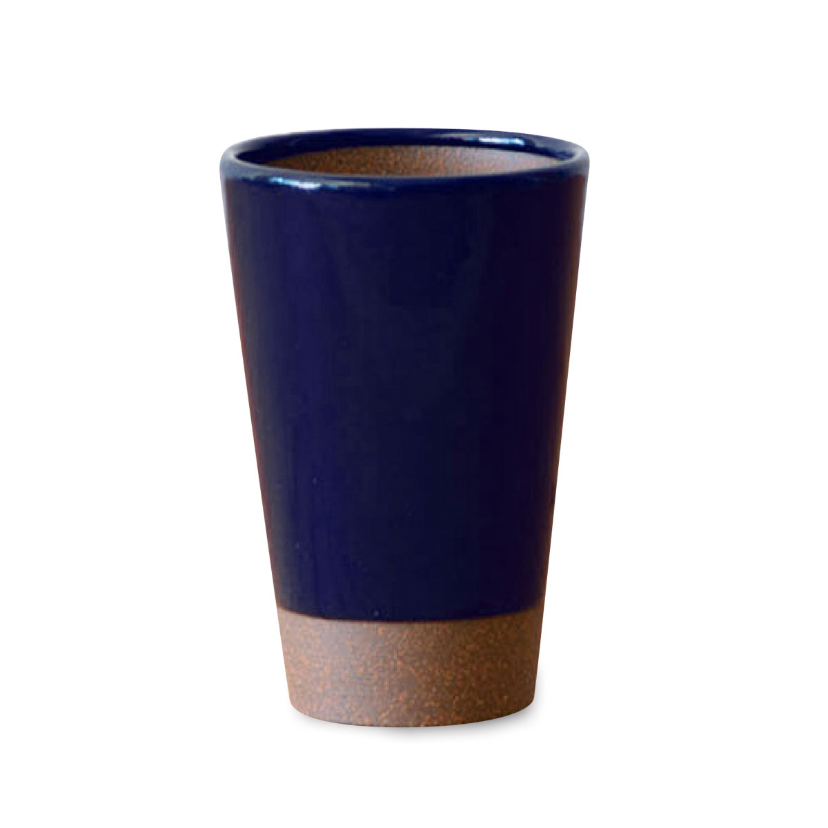 かもしか道具店　陶のビアカップ（藍）【製造元出荷】 image number 0