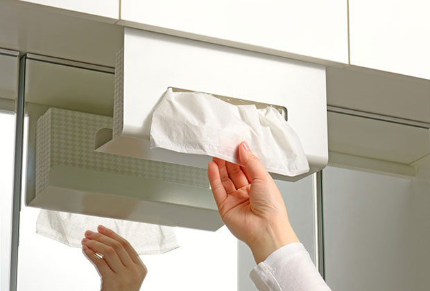 洗面所でも使える