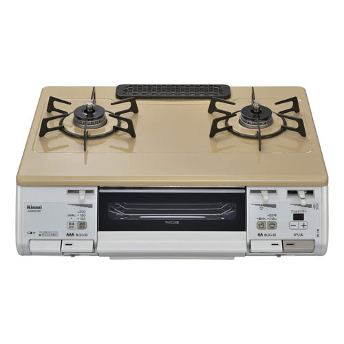 Rinnai - リンナイ　グリル付きガステーブル　KGM63VBEL　都市ガス用 KGM63VBEL | Rinnai Style（リンナイスタイル） | リンナイ