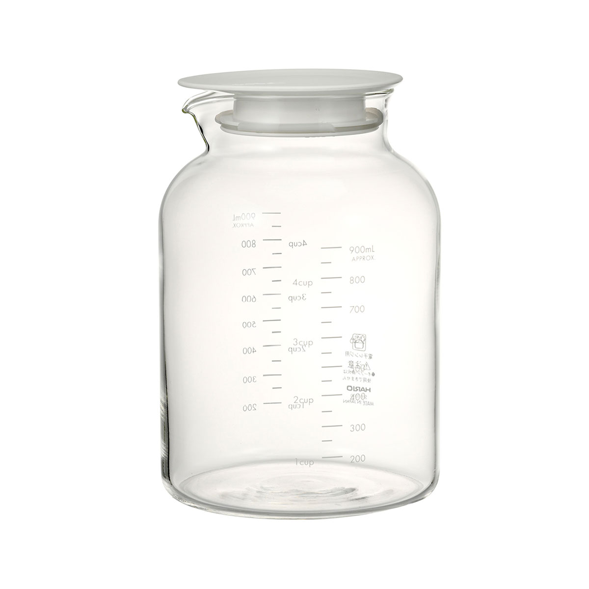 ハリオ（HARIO） SLOWRA 耐熱ガラス フルーツポット 1,000mL【製造元出荷】