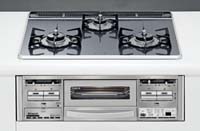 Rinnai - fulu　都市ガス Rinnai リンナイ 3口 ビルトインコンロ RB2K3H3SAB/LPG リンナイ RINNAI ビルトインコンロ 2口タイプ