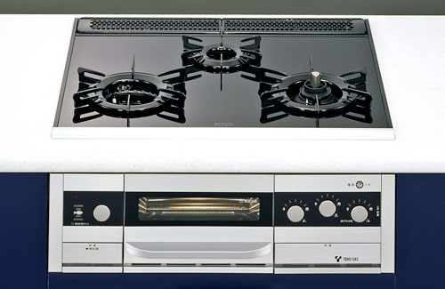 Rinnai - 2016年製 リンナイ 都市ガス用 ガスコンロ ET3NJH4SY-W2 RBC4WNGN16-L(SVB)(W6 | Rinnai Style（リンナイスタイル