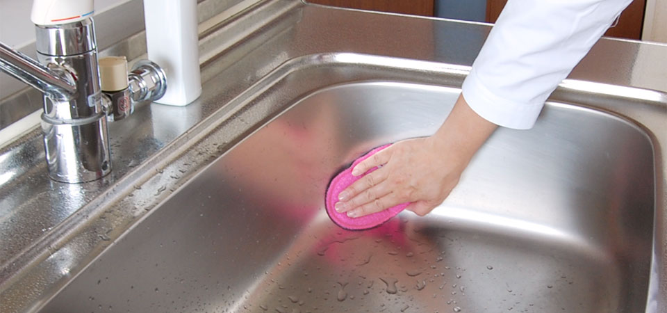 洗剤がいらない シンク 洗面台お掃除スポンジ Rinnai Style リンナイスタイル リンナイ