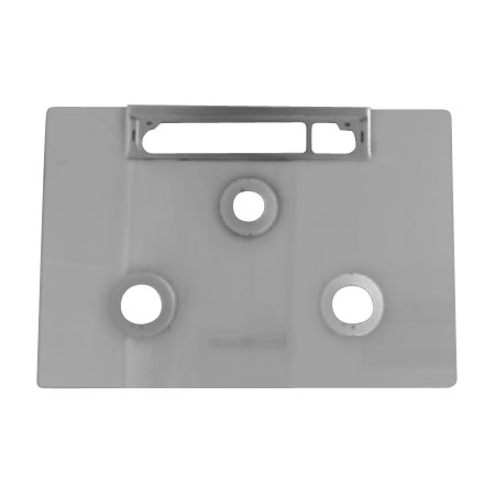 トッププレート＜ガラス・プラチナミラーD＞※排気口カバー枠：シルバー