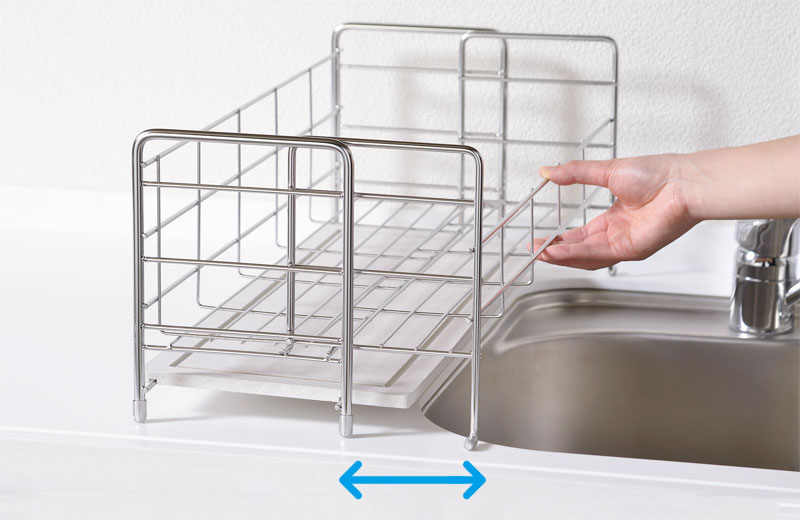 KAWAKI 水切りラック スライドタイプ【製造元出荷】 | Rinnai Style