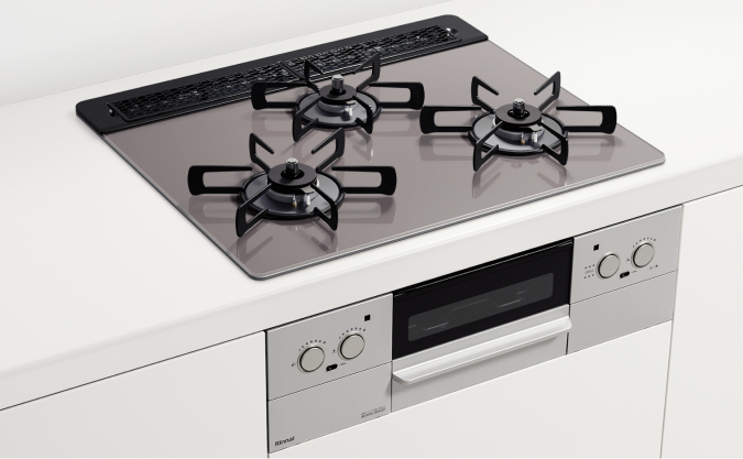 工事費込み》ガスビルトインコンロ『ILO』：EHS31W37T11DVW 天板幅60cm