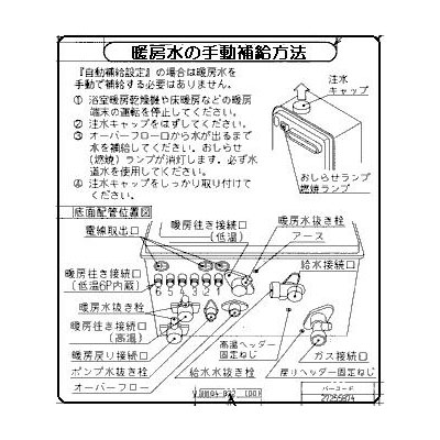 給水ラベル