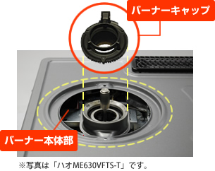 バーナーキャップご注文の前に必ずご確認ください