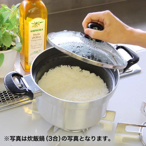 炊飯鍋(５合)/ガラス蓋 【型番：RTR-500D】 | Rinnai Style（リンナイ 