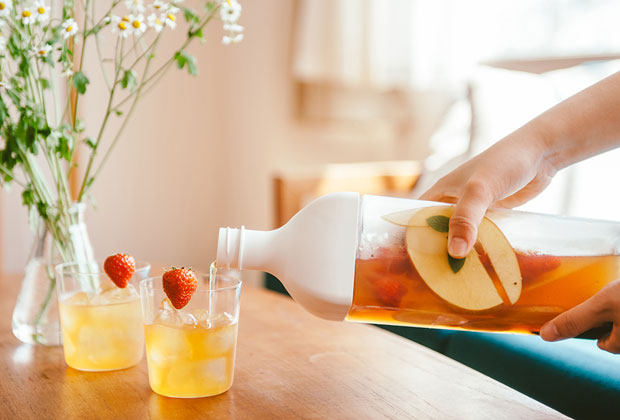 手軽に水出し茶やフレーバーウォーターが楽しめる