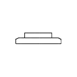 エアフィルター用ツマミ下（裏側用）