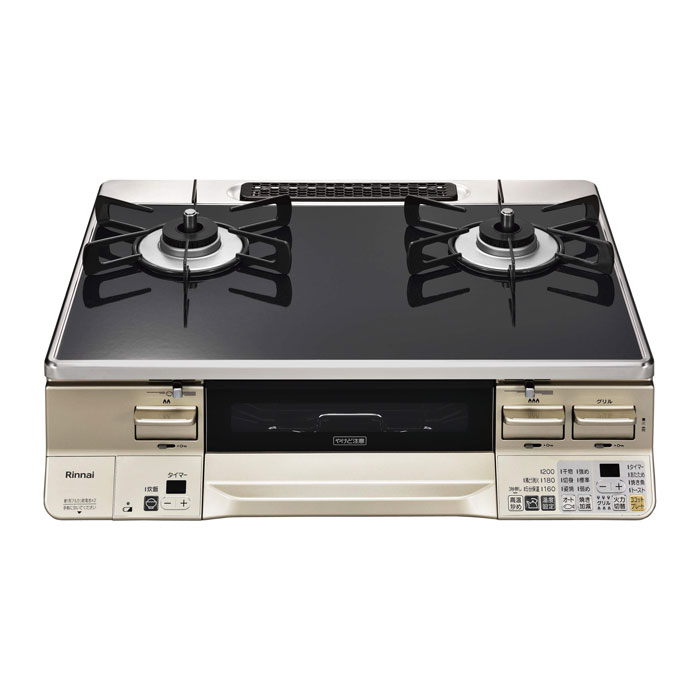 ☆ジモティ割あり☆ Rinnai ガステーブル LPガス用 RTE65VARBR 16 動作