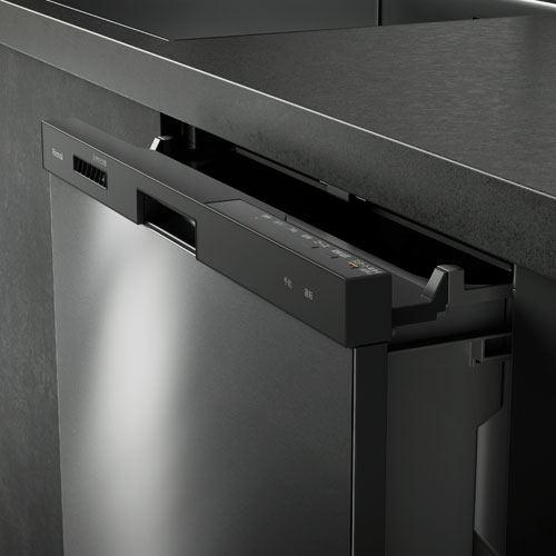 標準スライドオープンタイプ食器洗い乾燥機 ステンレスドア Standard（スタンダード）（フロント操作部カラー：ブラック）(RDW-405ASMA-B）
