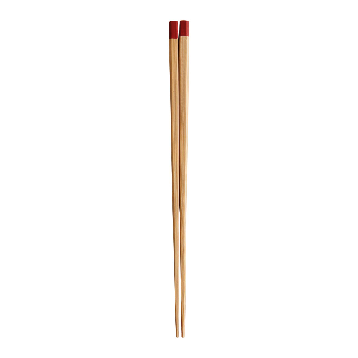 かもしか道具店 竹の箸（赤）【製造元出荷】