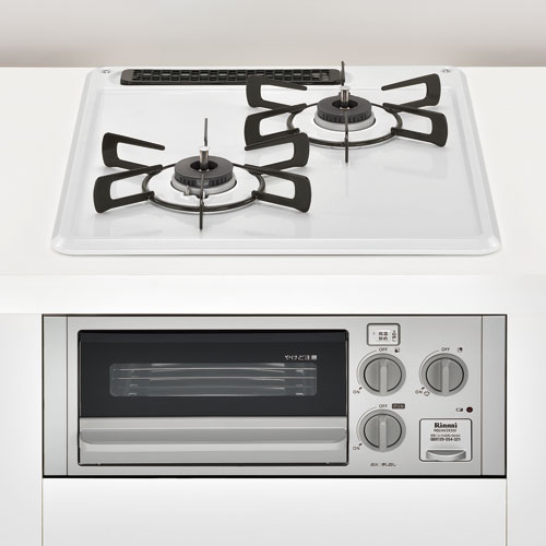 引取限定値下 リンナイ 二口 ガスコンロ 説明書 点火確認済 都市ガス R1633D0WHV | Rinnai Style（リンナイスタイル） | リンナイ