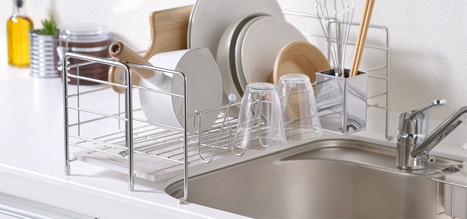 KAWAKI 水切りラック スライドタイプ【製造元出荷】 | Rinnai Style