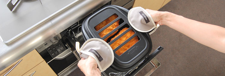 オリジナル商品》グリルミトンミニ（グレイ×ブラック）※2枚1組