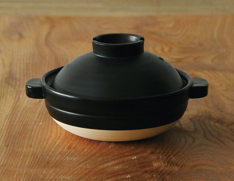 萬古焼のシンプルな土鍋