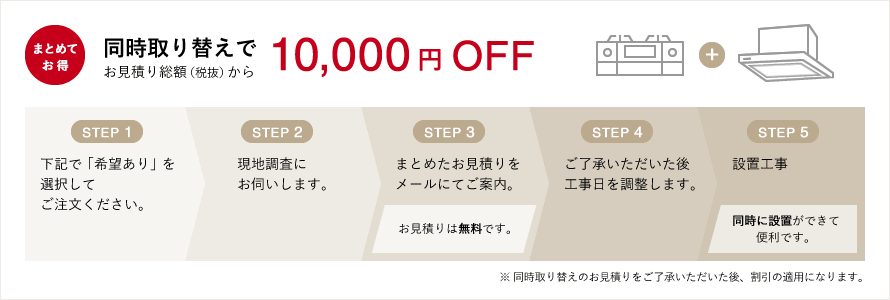 同時取り換えキャンペーン